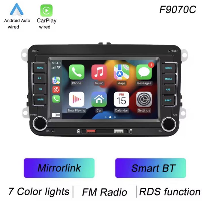 Автомагнітола vw golf, passat, jetta, polo,. Skoda