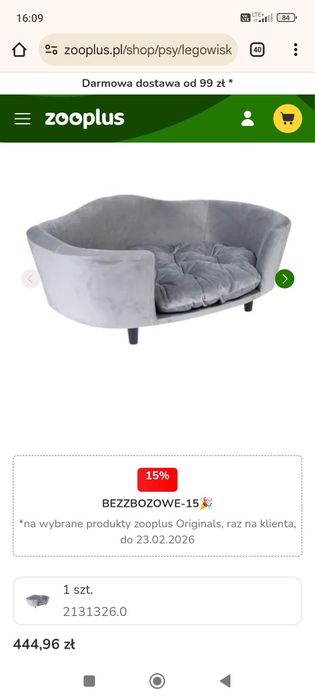 Legowisko sofa dla psa kota XXL