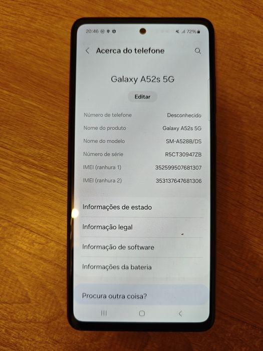 Samsung Galaxy A52s + Capas