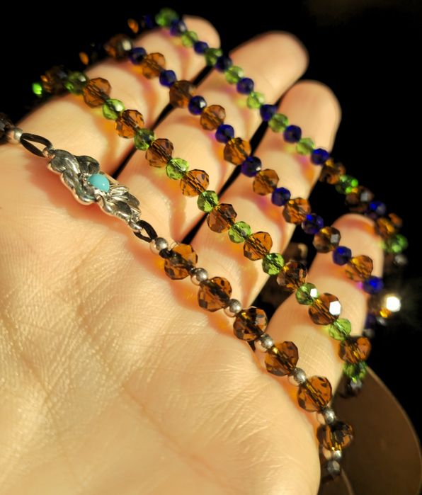 Bransoletka handmade prezent błyszczące