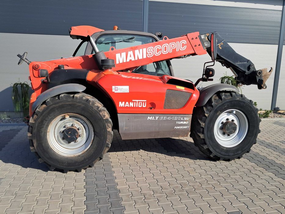 łaowarka teleskopowa manitou 634 rok 2008 735,jcb 531,