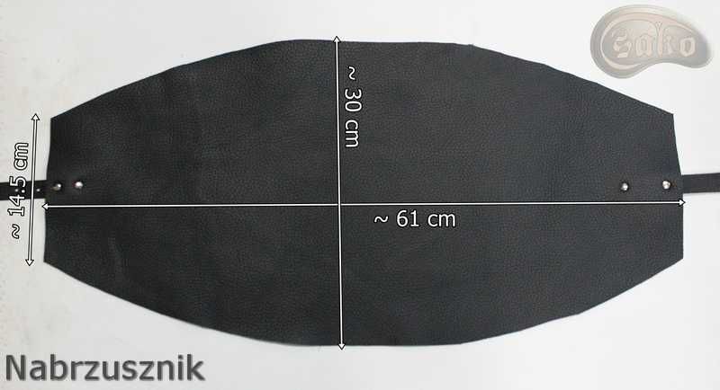 Nabrzusznik ochraniacz na brzuch spawalniczy ślusarski SAKO skórzany