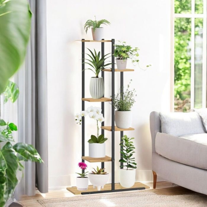 Nowy Stojak / Kwietnik Metalowy na 6 DONICZEK – NOWOCZESNY DESIGN