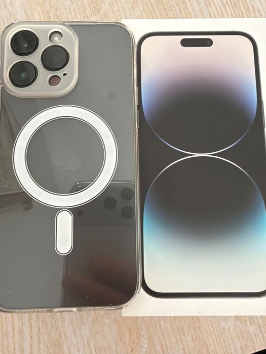 iPhone 14 Pro Max 512GB Space Black (Официал iStore,Чек,Новый чехол в подарок)
