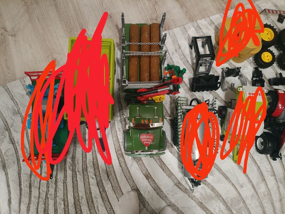 Zabawki Bruder imponująca kolekcja zbierana latami.