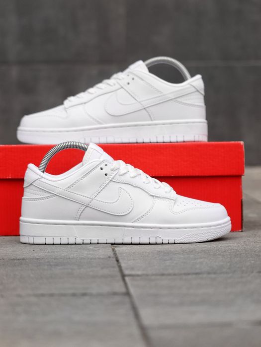 Чоловічі демісезонні кросівки , кроссовки, Nike Dunk, білі кросівкі