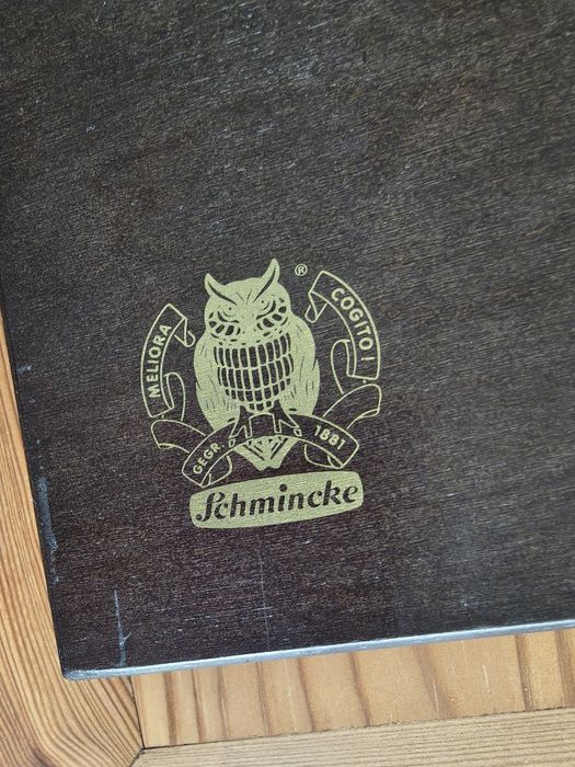 Luksusowy zestaw Schmincke Horadam farby akwarelowe, drewniana kaseta