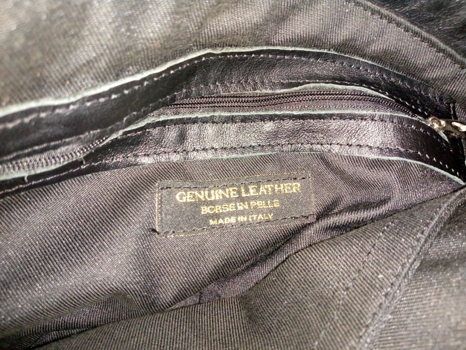 Брендовая итальянская сумка genuine leather borse in pelle
