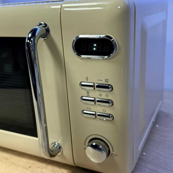 Cecotec Cyfrowa kuchenka mikrofalowa z grillem 20 l Vintage Beżowa