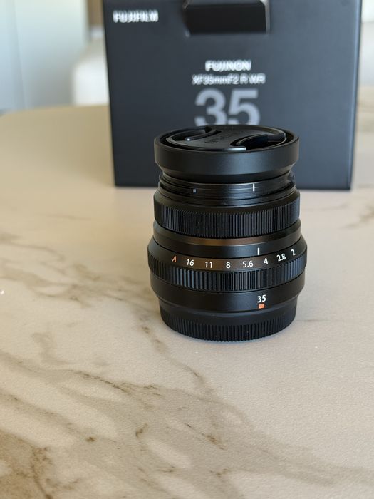 Fujifilm Fujinon XF 35mm F2 R WR – Como Nova + Caixa e Acessórios