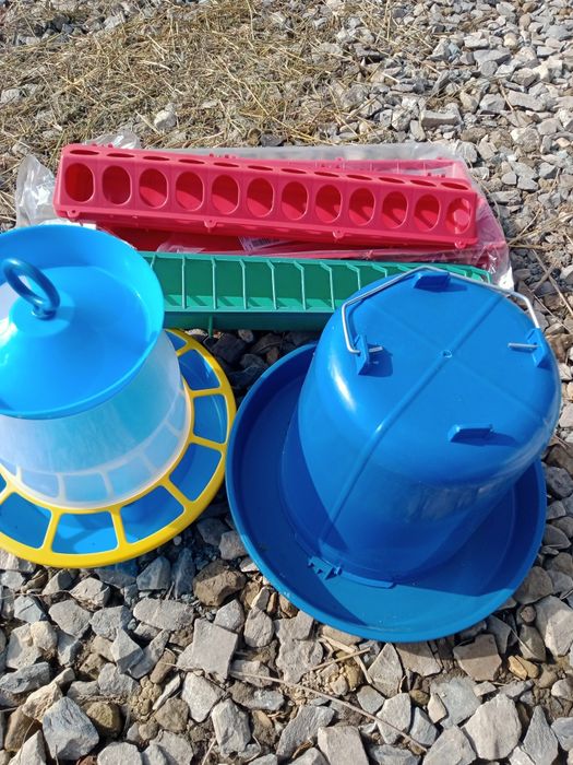 Годівнички і поїлки для птиці