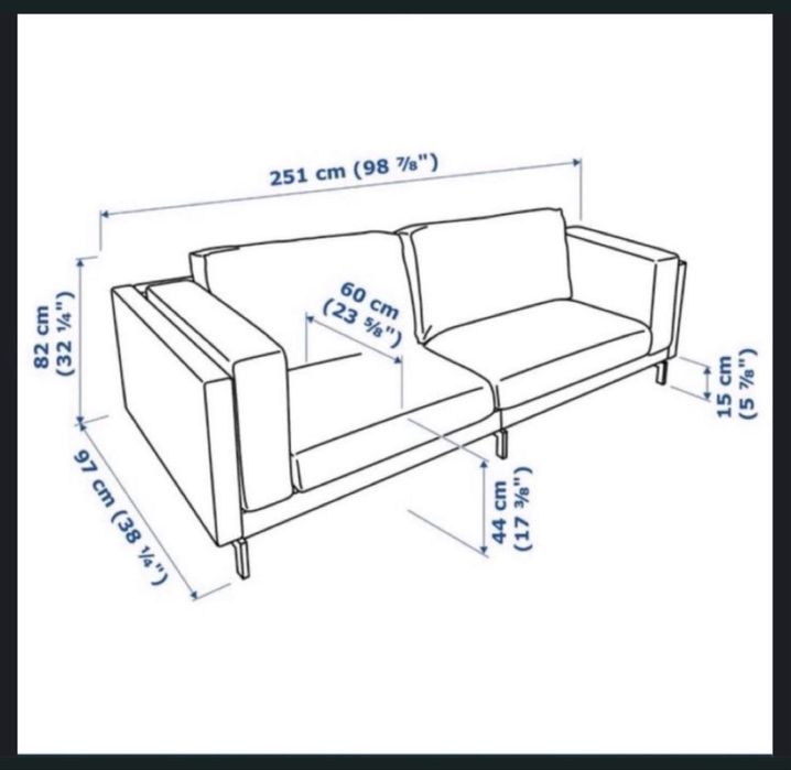 Sofa Nockeby IKEA