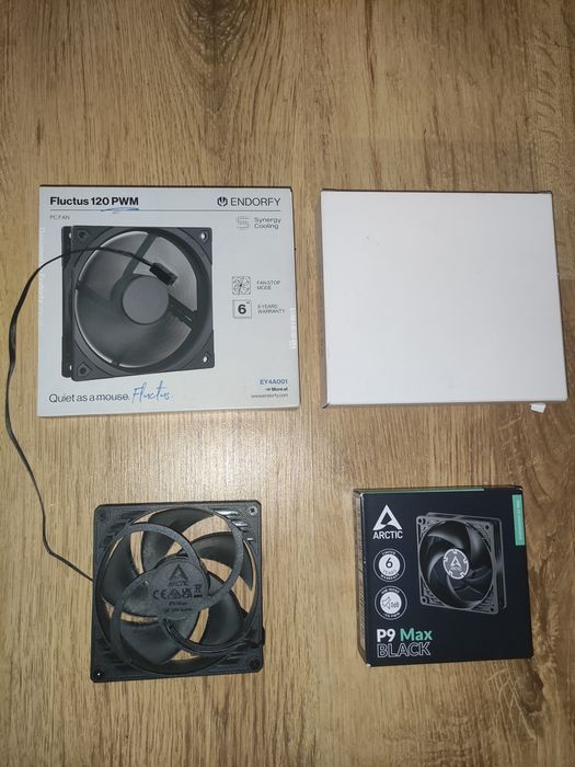 Zestaw wentylatorów Artic i Endorfy