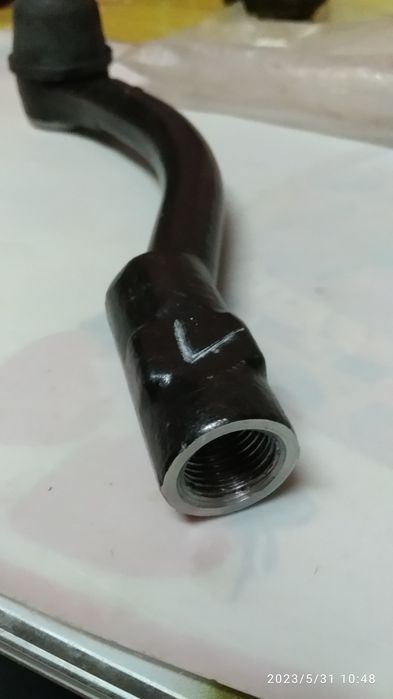 568201W000 оригинал. Наконечник рулевой тяги левый Hyundai Accent RB