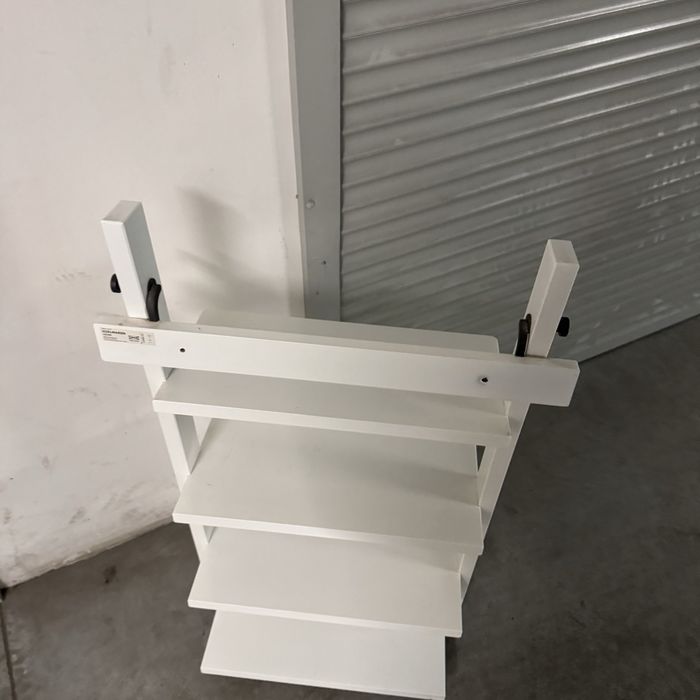 Półka ścienna szafka Ikea Hjalmaren drabinka biała