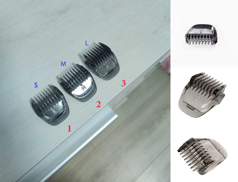 Насадки для різних тримерів та бритв від Philips