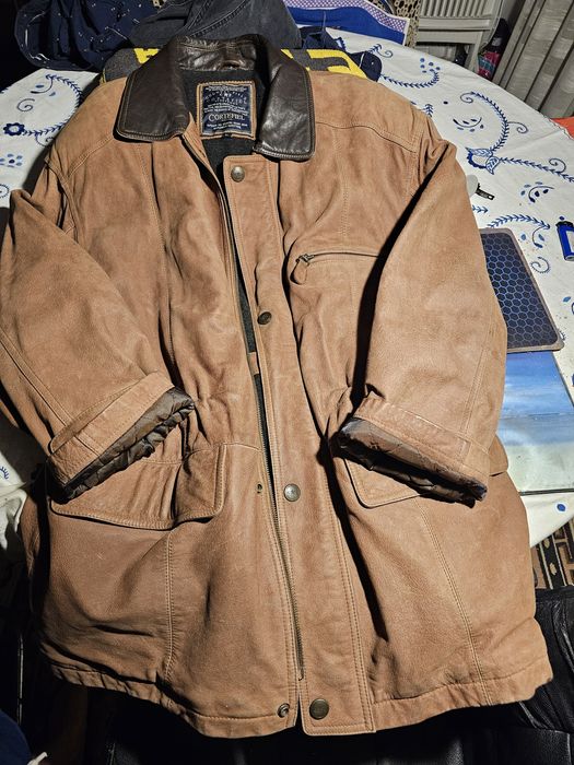 Parka casaco pele verdadeira cortefiel como nova