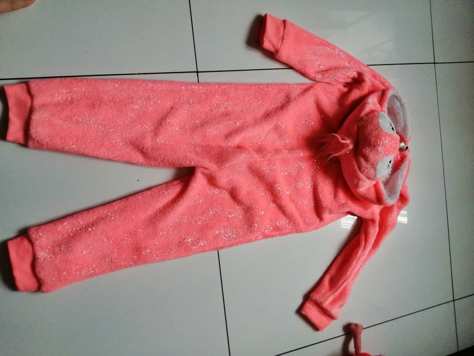 Kombinezon ,strój karnawałowy flaming 4-5lat roz. 110 cm