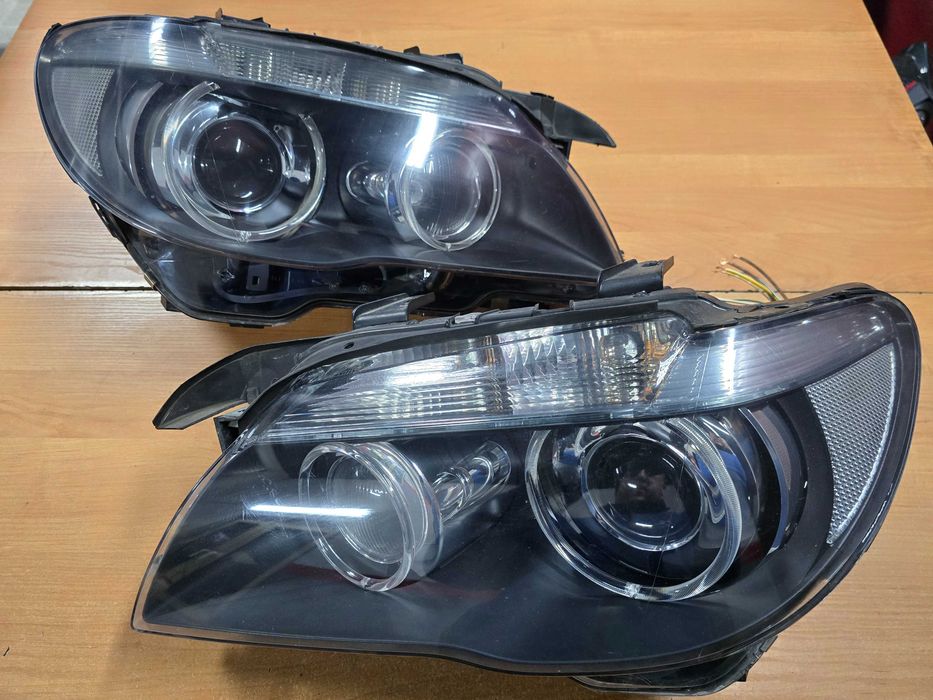 BMW 7 E65 E66 LIFT LCI Lampy Przód Prawa Lewa Xenon Komplet Stan BDB