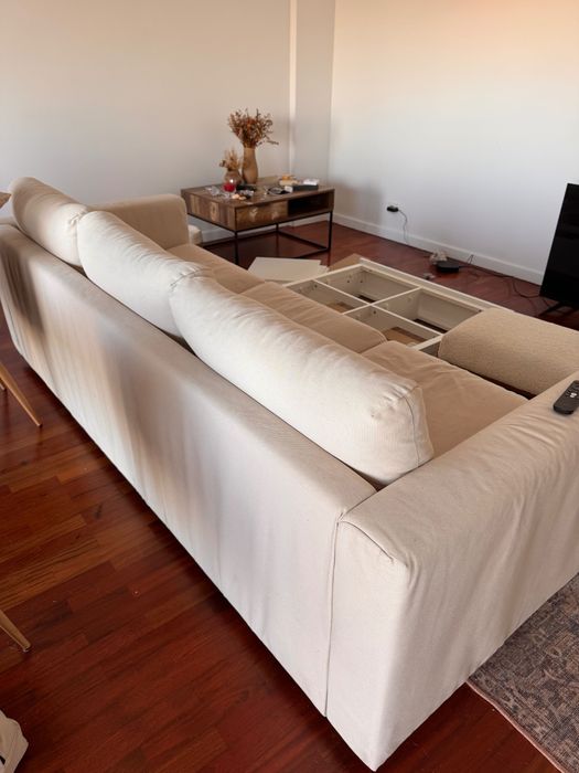 Sofá IKEA VIMLE 3 Lugares – Bege | Excelente Estado