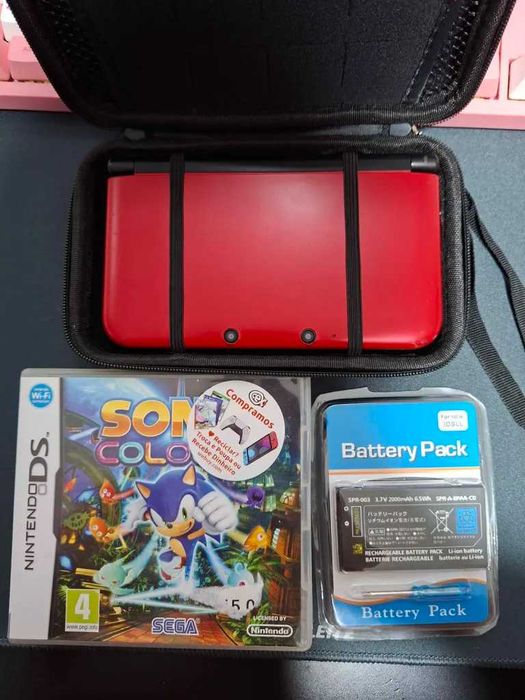 Nintendo 3DS XL Desbloqueada 128GB (Acessórios e carregador incluido)