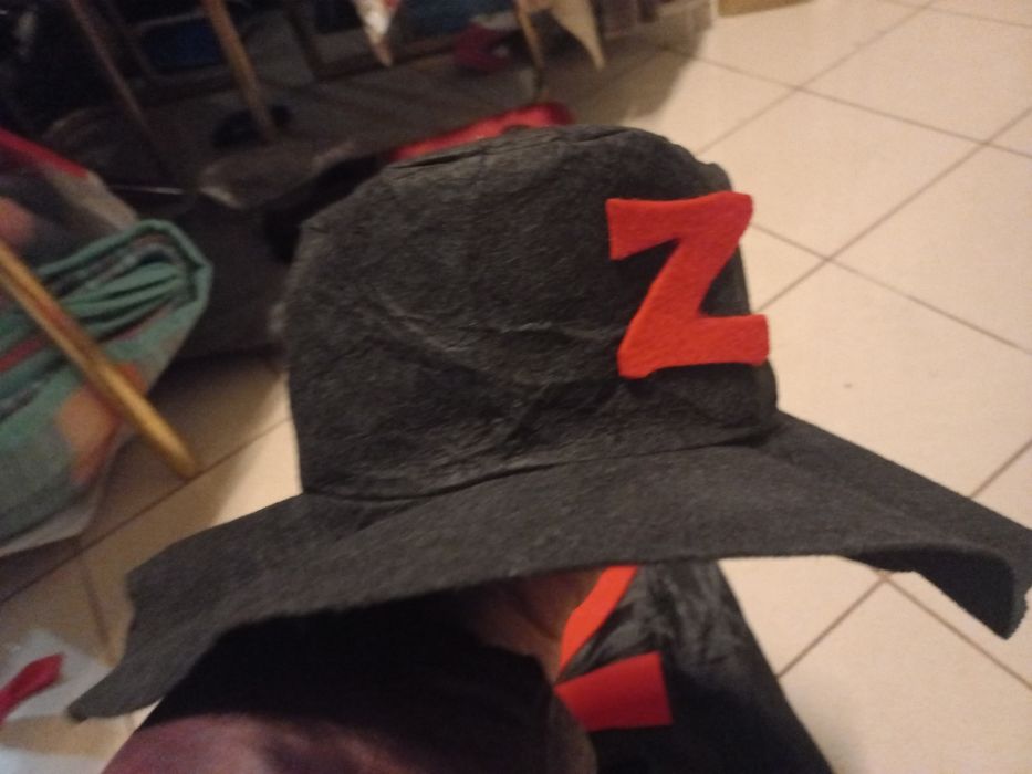 Fato carnaval Zorro