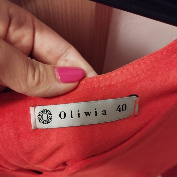 Sukienka zamszowa 40 polska firma