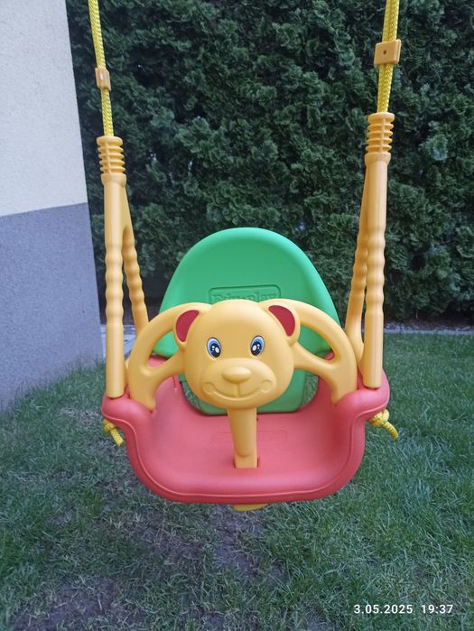 Huśtawka kubełkowa Miś 3w1