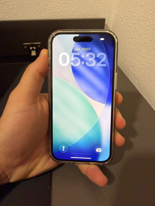 iPhone 15 Azul (256GB) - Muito bom (eSim)