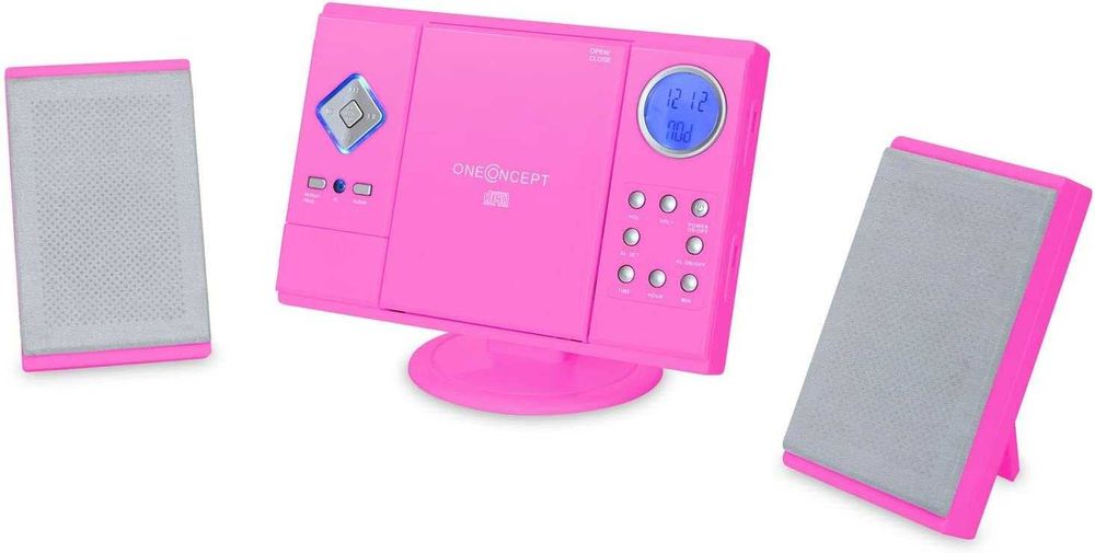 Wieża Stereo OneConcept V-12 CD USB SD AUX MP3 Radio FM - Kolory Nowa