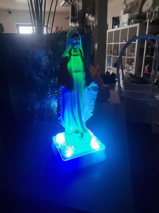 Figura Matka Boża Niepokalana LED Figurki Matki Boskiej do kapliczki