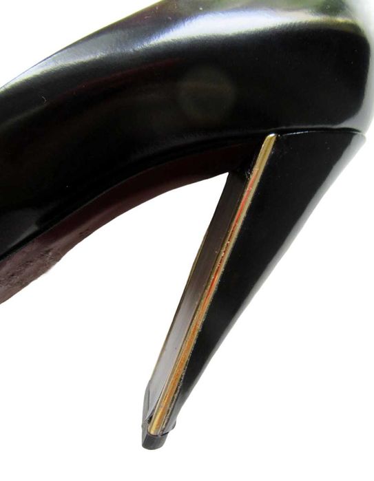 GINO ROSSI czarne wysokie szpilki, black high heels, 36
