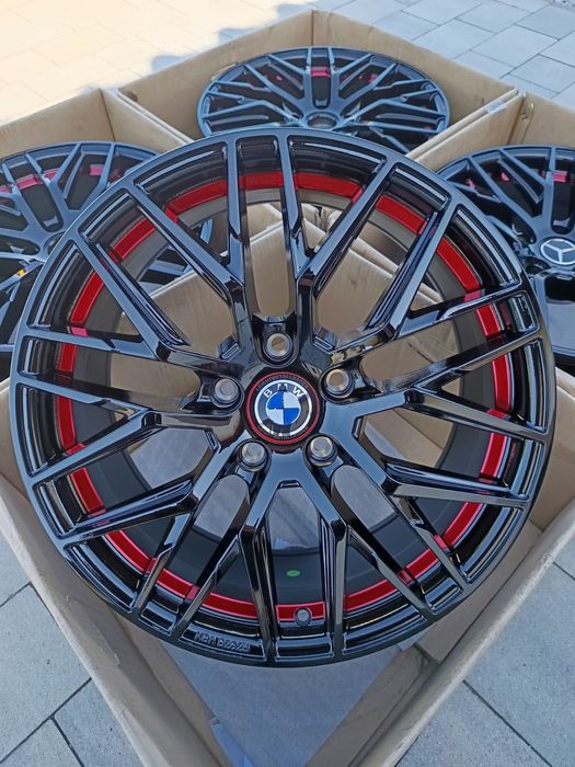 #M6 Alufelgi R18  5x112 BMW Skoda Seat Audi Mercedes Nowe Redline