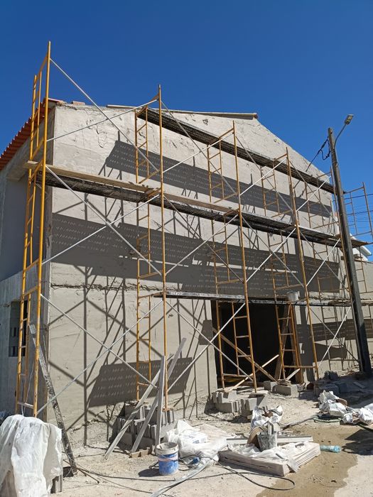 Revestimento - REBOCO PROJETADO  e estuque
