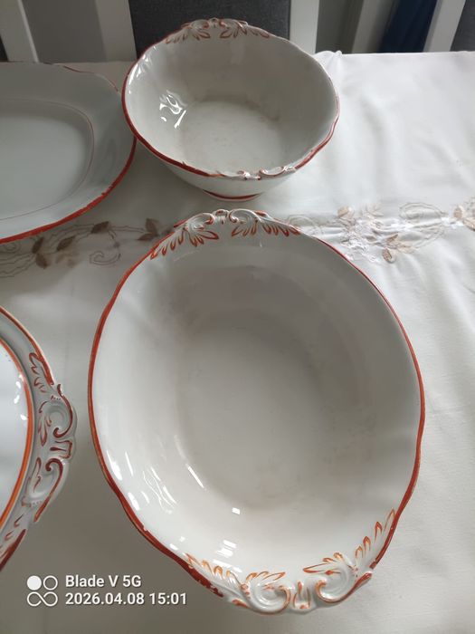 Piekny bardzo stary serwis XIX Villeroy & Boch