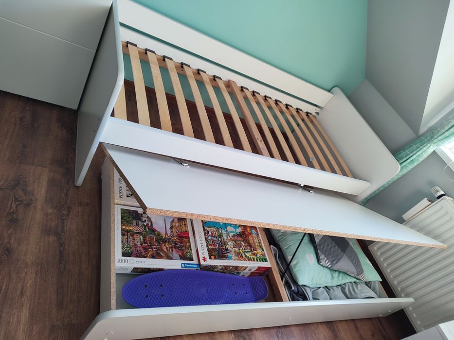 Łóżko podwójne 180x80 ze schowkiem