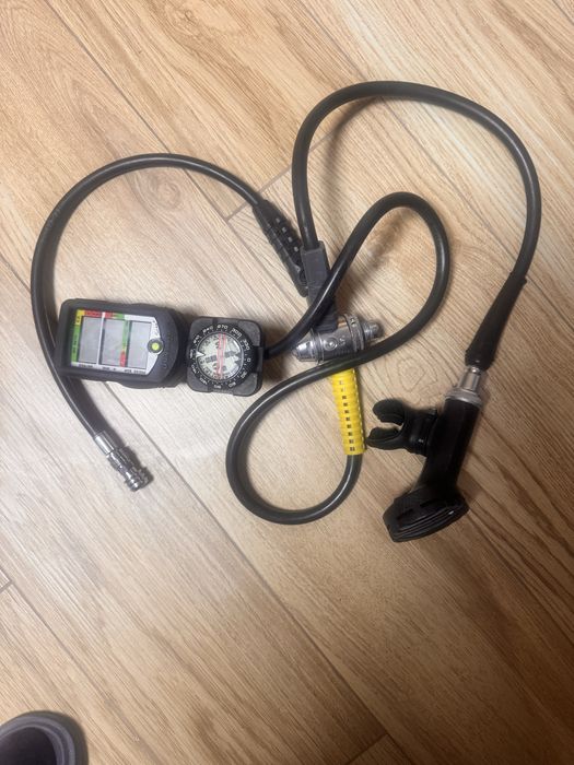 Automat oddechowy posejdon 1 oraz 2 stopień + komputer nurkowy