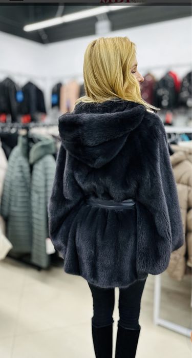 Норковая шуба новая, манто, MDK, S-M-L, хутро, норкова шуба нова