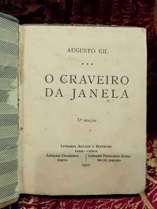 O Craveiro da Janela 1920 Augusto Gil