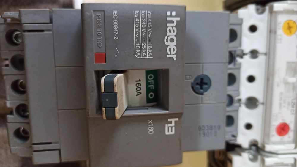 Продам Hage,rMoeller,IEK, сілові автомати від 160до 80 ампер б у,в гар
