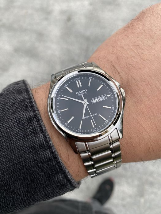 Оригінальний чоловічий годинник Casio, часи Касіо з гарантією!