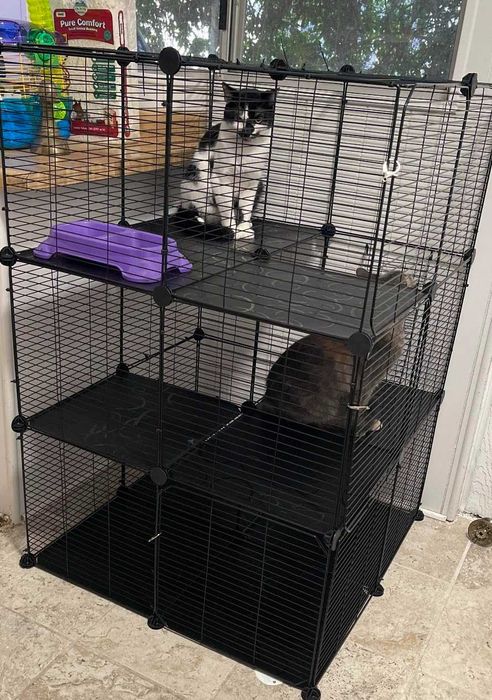 Klatka Woliera dla Gryzoni Szczurów Szynszyli 104cm NOWA Wybieg Kojec