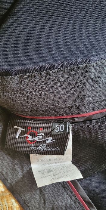 Calça clássica azul escuro