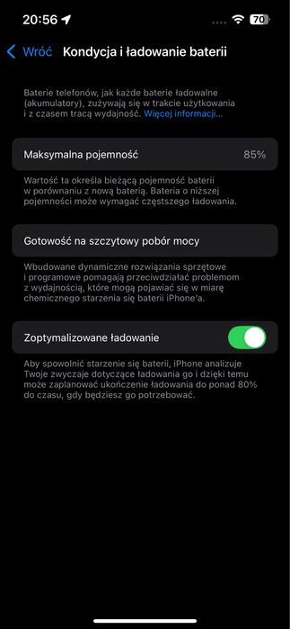 iphone 14 256gb 85% midnight black  OSX 18 - nie upgrade