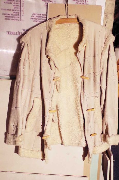 3 jasne kożuchy naturalne