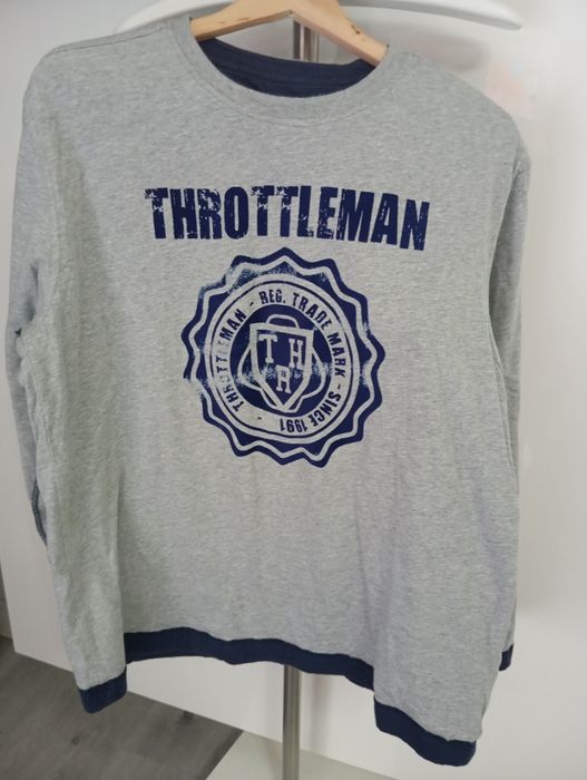 Camisola reversível Throttleman azul/cinza