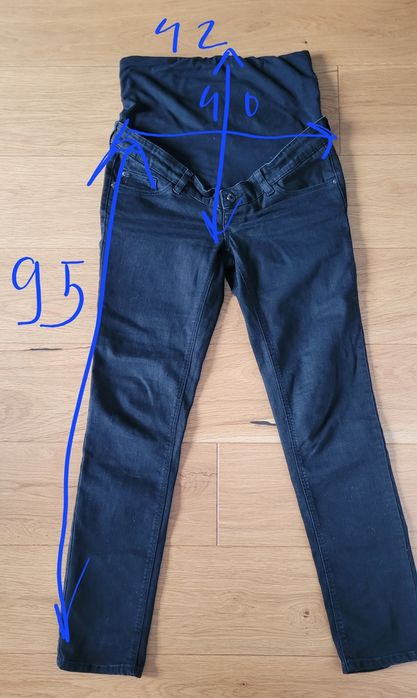 Jeansy ciążowe slim C&A r 38
