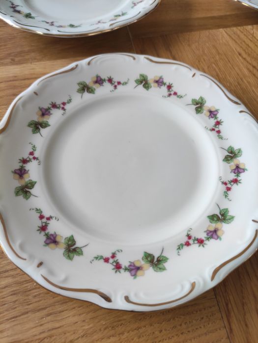 Talerzyki deserowe Bogucice PRL