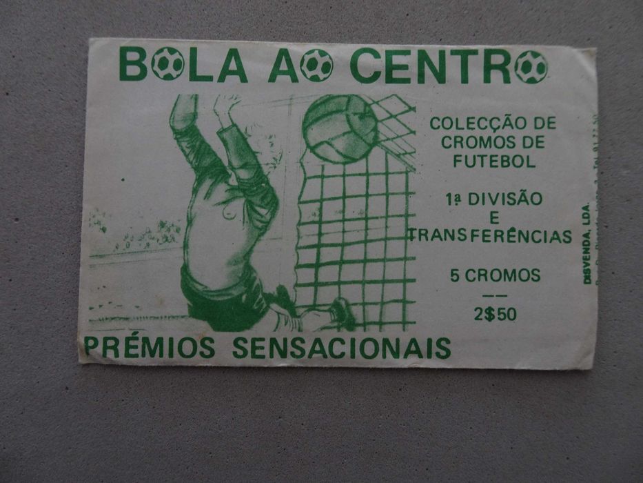 Carteira cromos fechada Futebol - Bola ao Centro (Disvenda Clube Cromo