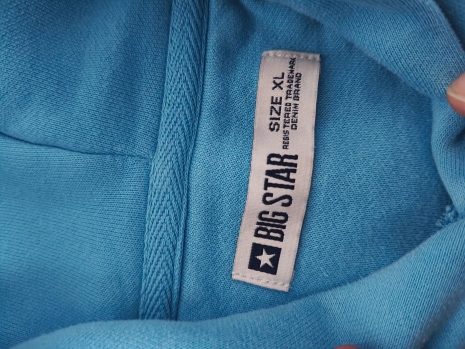Bluza z kapturem,kangurka damska big star xl, haftowane logo